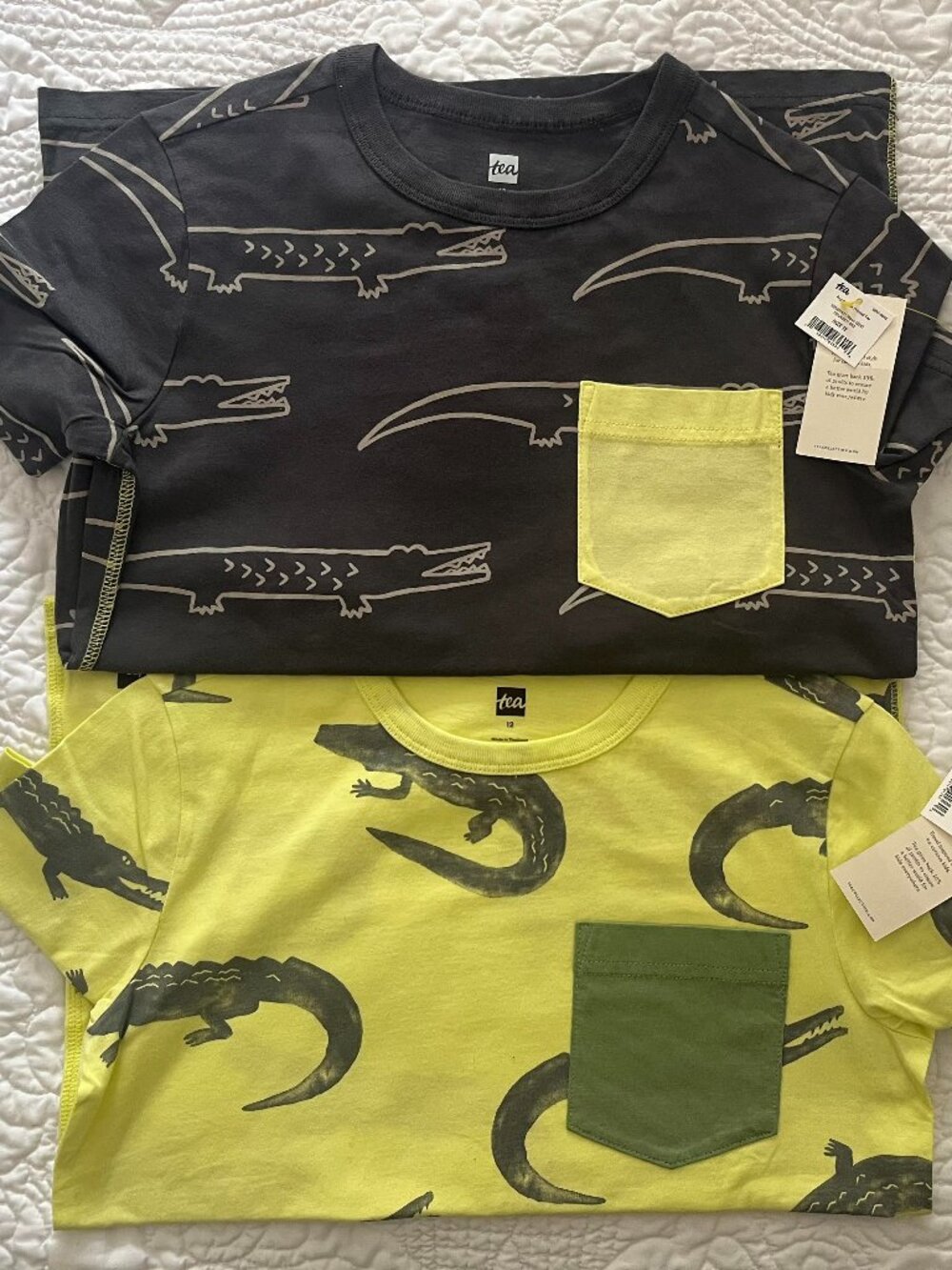 Bundle of 2 Tea Collection NWT T-shirts size 12